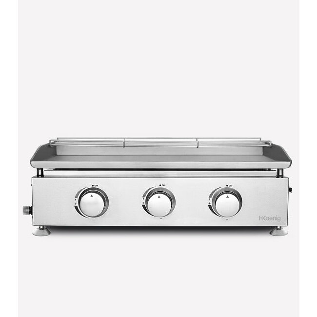 Plancha au gaz 3 brûleurs
