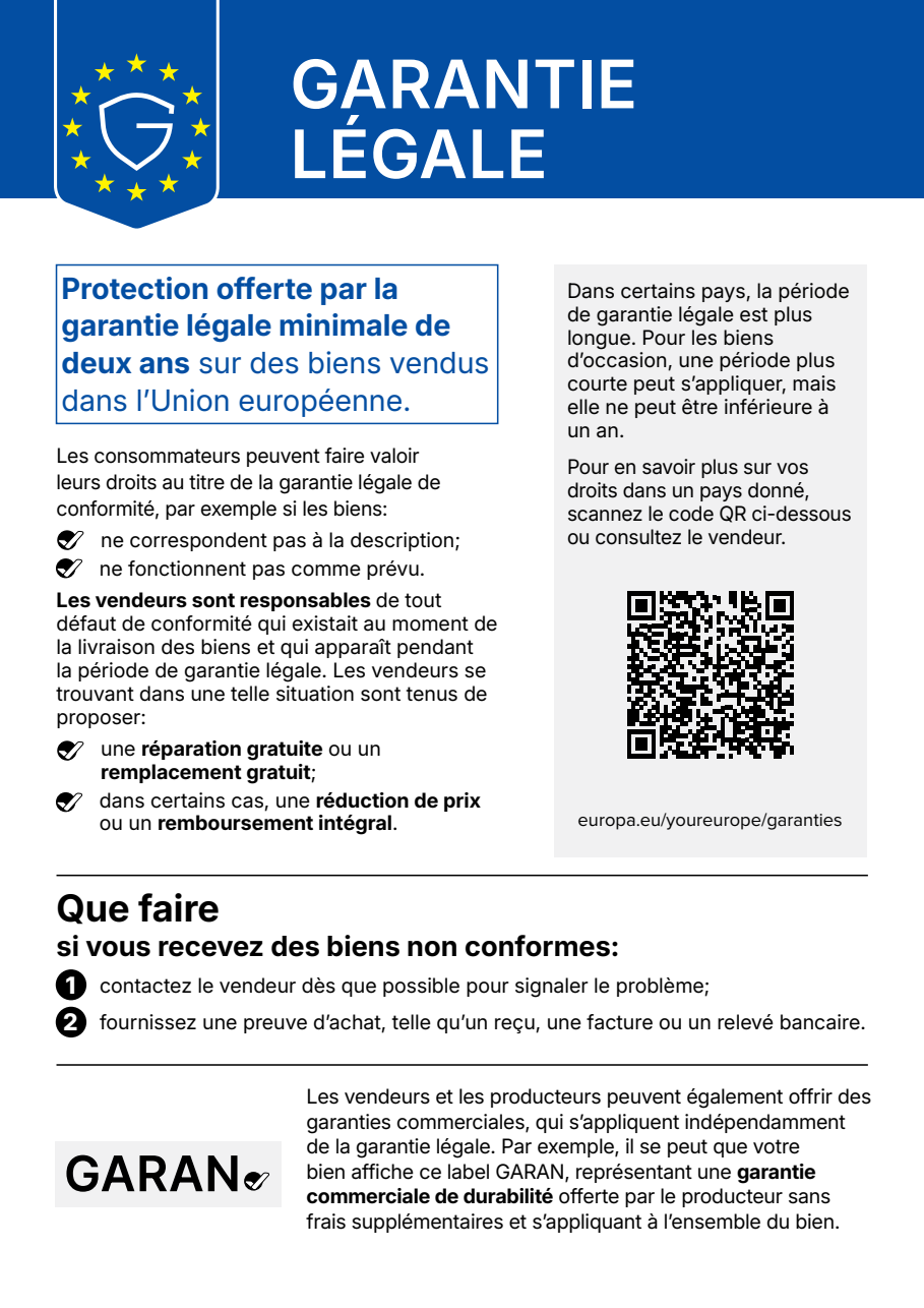 NOTICE OFFICIELLE UE EN COULEUR
